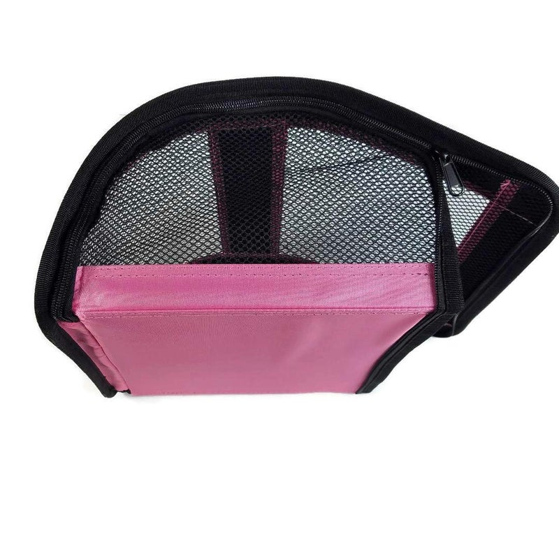 Perfect Petzzz Tote for Lifelike Stuffed Interactive Pet Dogs and Cats, Nylon and Mesh Toy Carrier for Pet Animals, Zippered Carrying Case Accessory (Pink) - Image 5